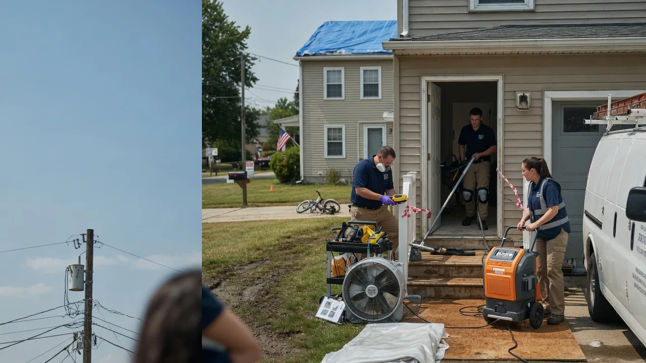 Water Damage Repair in Dola, OH near me